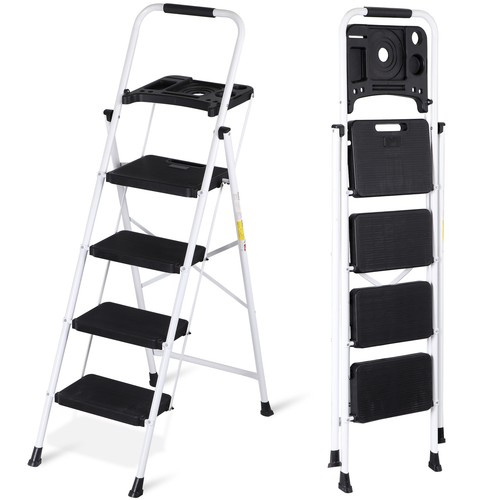 Step ladder with tool - step,
