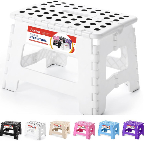 Folding step stool tall - folding,